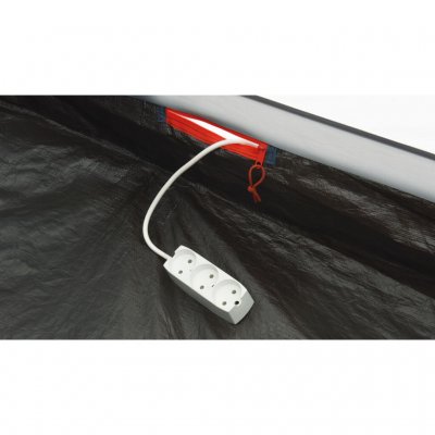 Cable entry on the side of the Easy Camp Palmdale 800 Lux tent.