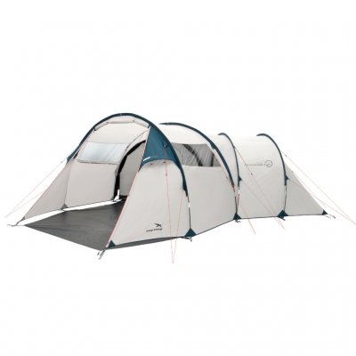 Easy Camp Alicante 600 Twin, family tent for up to 6 people spread over four bedrooms.