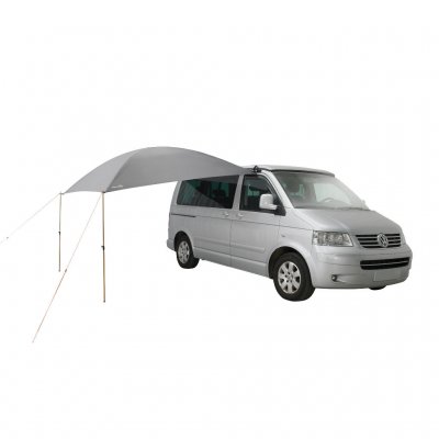 Attach the sunroof to the car using keder strips, Velcro or ropes.