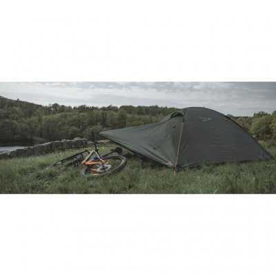 Open up the tent and enjoy the view from the sleeping cabin