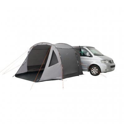 Extra poles make the tent self-standing so you can leave the tent for a trip in the car.