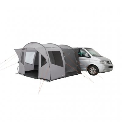 Easy Camp Reine has a large rain-protected entrance at the front of the car tent.