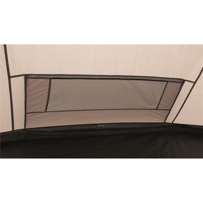 All ventilation in the tipi tent can be regulated from the inside.