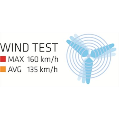 Wind test for Robens Wolf Moon 4XP.