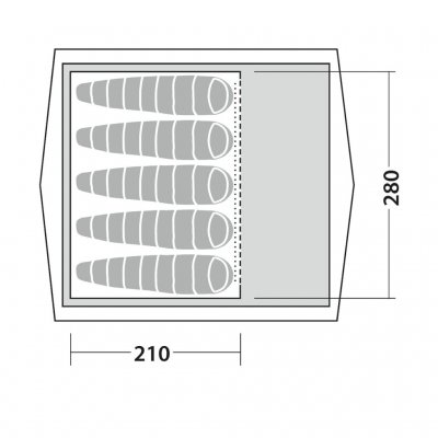 Planning solution for Robens Prospector Castle Inner tent