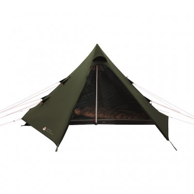 Robens Green Cone PRS has a very spacious inner tent. Ideal for bike and motorcycle.