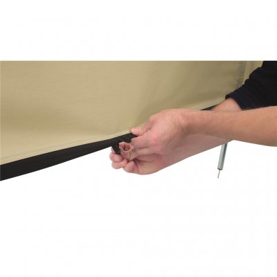 Can be rolled up to get a gap of 27 cm at the bottom