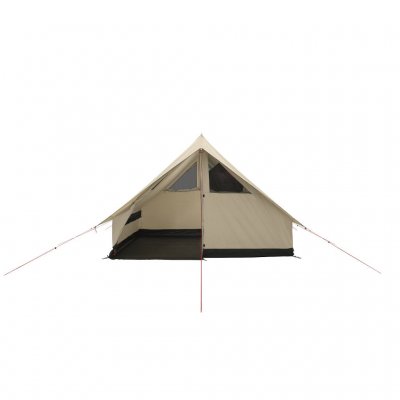 Robens Prospector Shanty with half the door open.