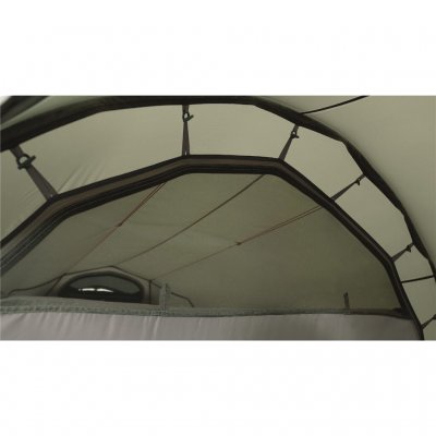 The inner tent door has a removable mosquito net on the upper part