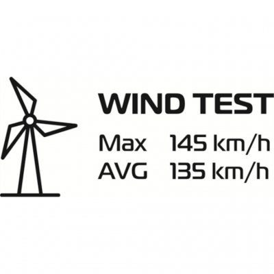 Wind test for Robens Wolf Moon 5XP.
