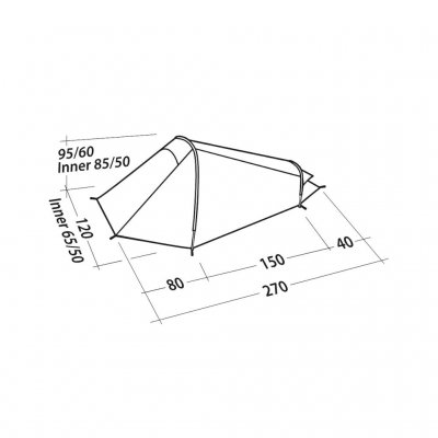 Drawing for Robens Arrow Head Tent