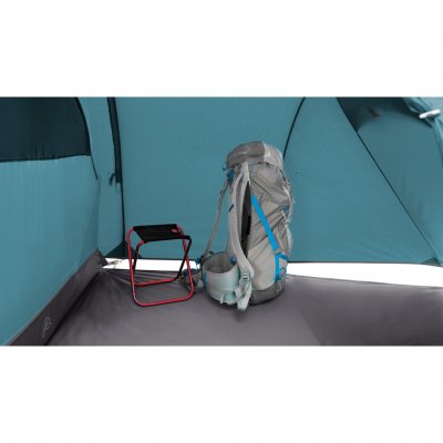 The tent has a spacious apse that has plenty of room for bags and equipment.