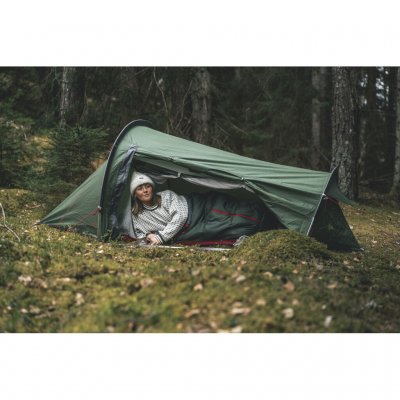 Head out on your solo adventure with an easy-to-pitch and stable tent at a great price!