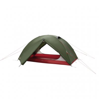 Robens Lodge 2 is a two-person dome tent with a good ceiling height.