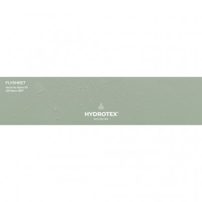 Tent fabric in ripstop nylon (Hydrotex NRS-T, 20D nylon 380T, ripstop nylon with silicone-coated exterior and PU-coated interior