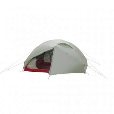 Mosquito net at the entrance to the inner tent from both sides
