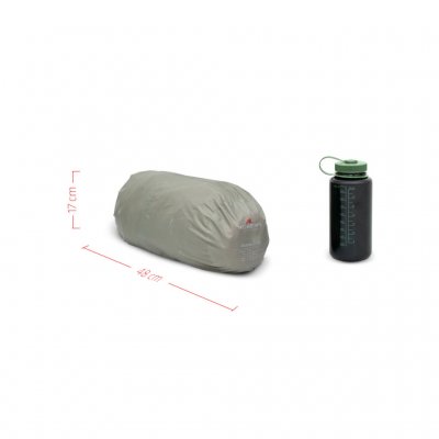 The DAC poles have short sections, making the tent easy to pack.