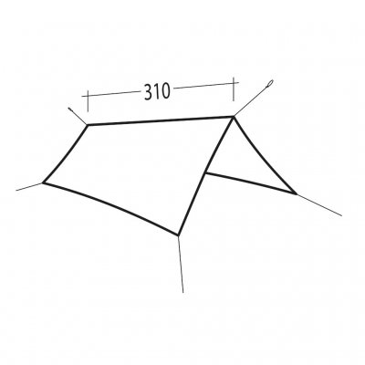 Robens Vestis Duo Tarp UL 3.10 x 2.92 m