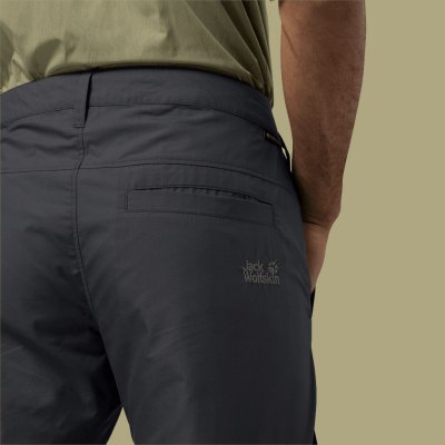 Outdoor pants with a higher waist.