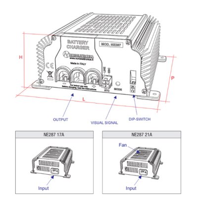CBE Battery Charger NE287 21A