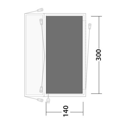 Footprint that covers the entire floor of the tent for Outwell Lakecrest