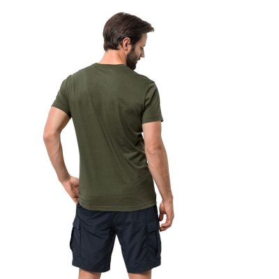 Jack Wolfskin Essential T Men Khaki back