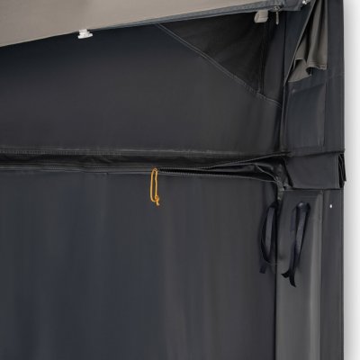 Adjust the height of the awning.
