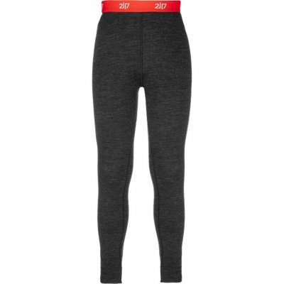 2117 Pauki Merino Base Layer Pants Junior Grey Melange