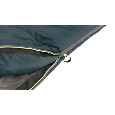 Full-length zip baffle on Outwell Canella