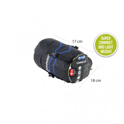 Compression bag provides a simple packing.