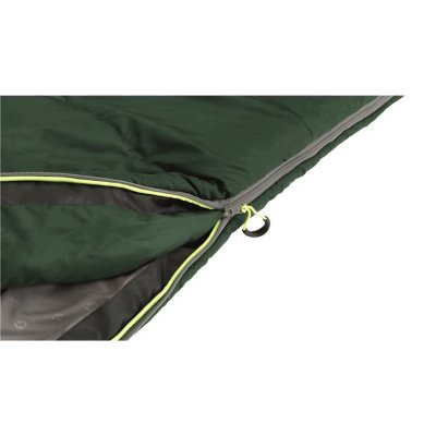 2-way zipper allows the bottom of the sleepingbag to be opened up on warm nights
