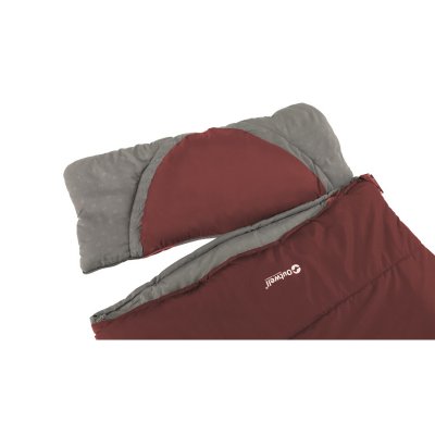 The pillow can detach and use loose or make it easier to use your own packed pillow.