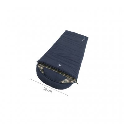 Outwell Camper Lux is a spacious and comfortable sleeping bag.