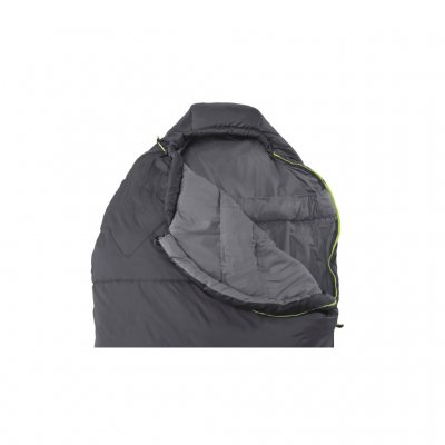 Baffle at the zipper protects against cold drafts