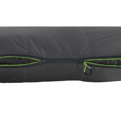 2-way zipper allows the bottom of the sleepingbag to be opened up on warm nights