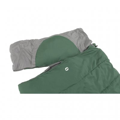 Detachable pillow on Outwell Contour Lux XL Camping Sleeping Bag.