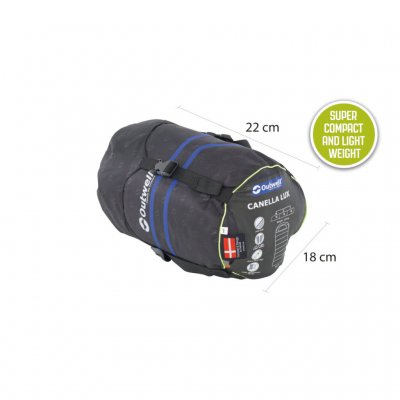 Compression bag provides a simple packing.