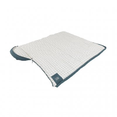 The Outwell Camper Supreme camping sleeping bag can be opened and used as a blanket.