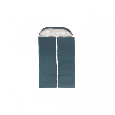 The double sleeping bag can be divided into two single sleeping bags.