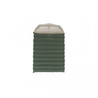 Outwell Constellation Lux Double Super Warm double camping sleeping bag with soft cotton lining.