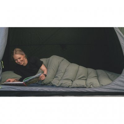 Very soft blanket with premium Isofill insulation that provides a very down-like feel.