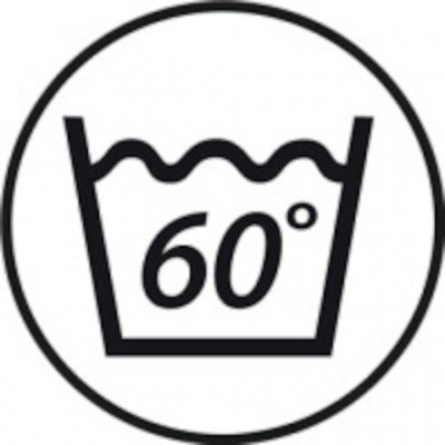 Machine washable at 60°C.