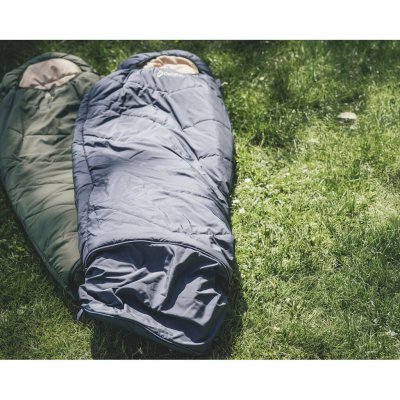 Outwell Convertible Junior Dark Blue Sleeping Bag - Left