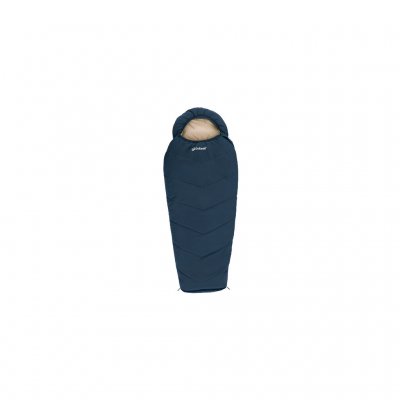 Outwell Convertible Junior Dark Blue Sleeping Bag - Left