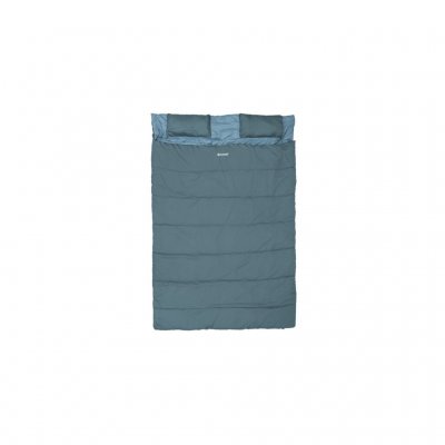 Outwell Roadtrip double camping sleeping bag with built-in pillows that suits the entire camping season.