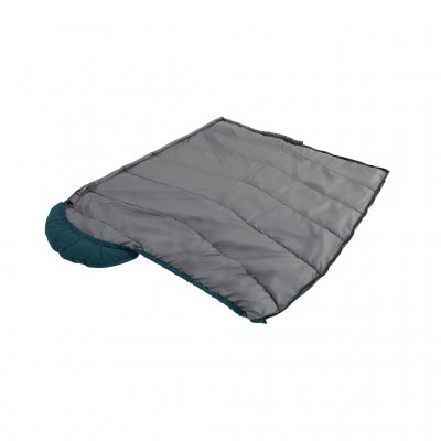 Easy Camp Raven Square Jr. children's sleeping bag can be fully opened and used as a regular blanket on warm days