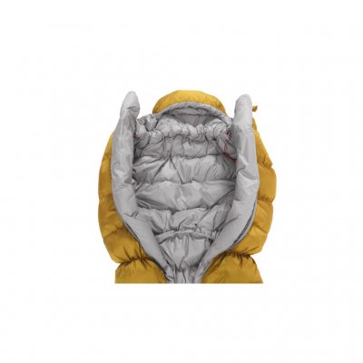 Center zipper for easy access and option to open partially, to be able to sit up