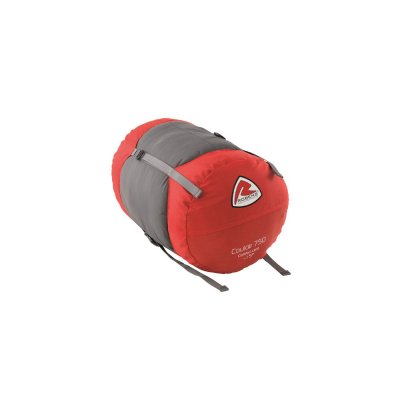 The sleeping bag comes in a compression bag.