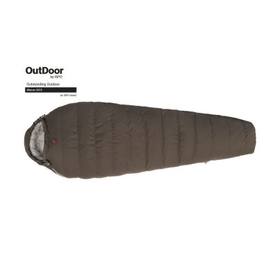 Winter sleeping bag that can handle really cold nights. The down sleeping bag also works in late autumn and early spring.