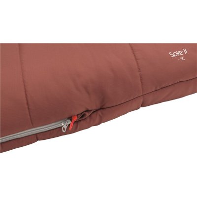 Two-way zipper on the sleeping bag means that it can also be opened at the foot end.
